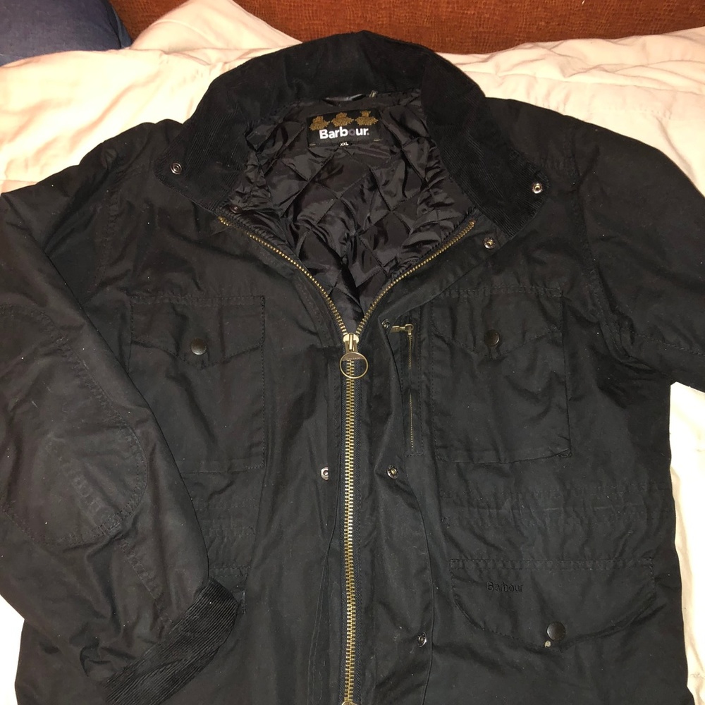 Barbour Waxed Men's Jacket - XXL - Black